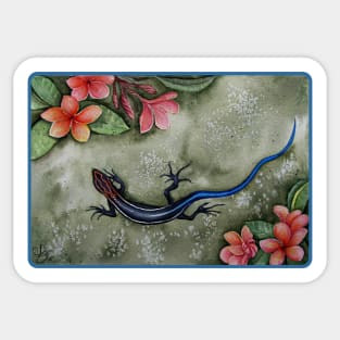 Blue Racer Skink Sticker